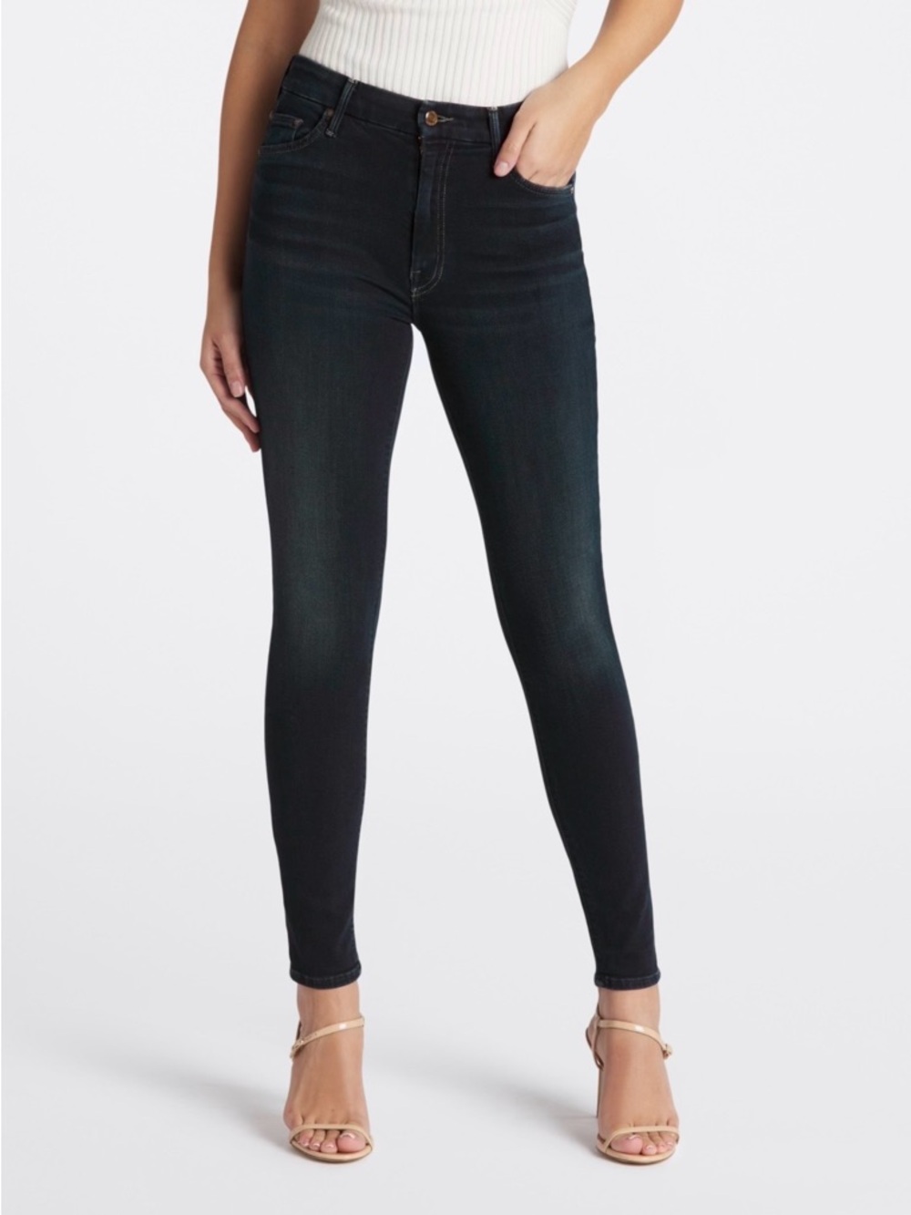 MOTHER High Rise Looker Jeans - Picture 3 of 4
